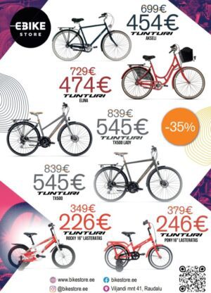BikeStore sooduspakkumised märts 2023